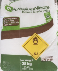 硝酸カリ(粒状非危険物)　25kg 破袋品10袋セット